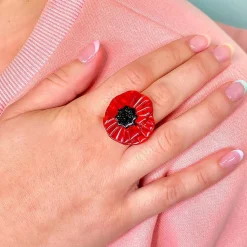 Poppy Field Statement Ring^Erstwilder Discount