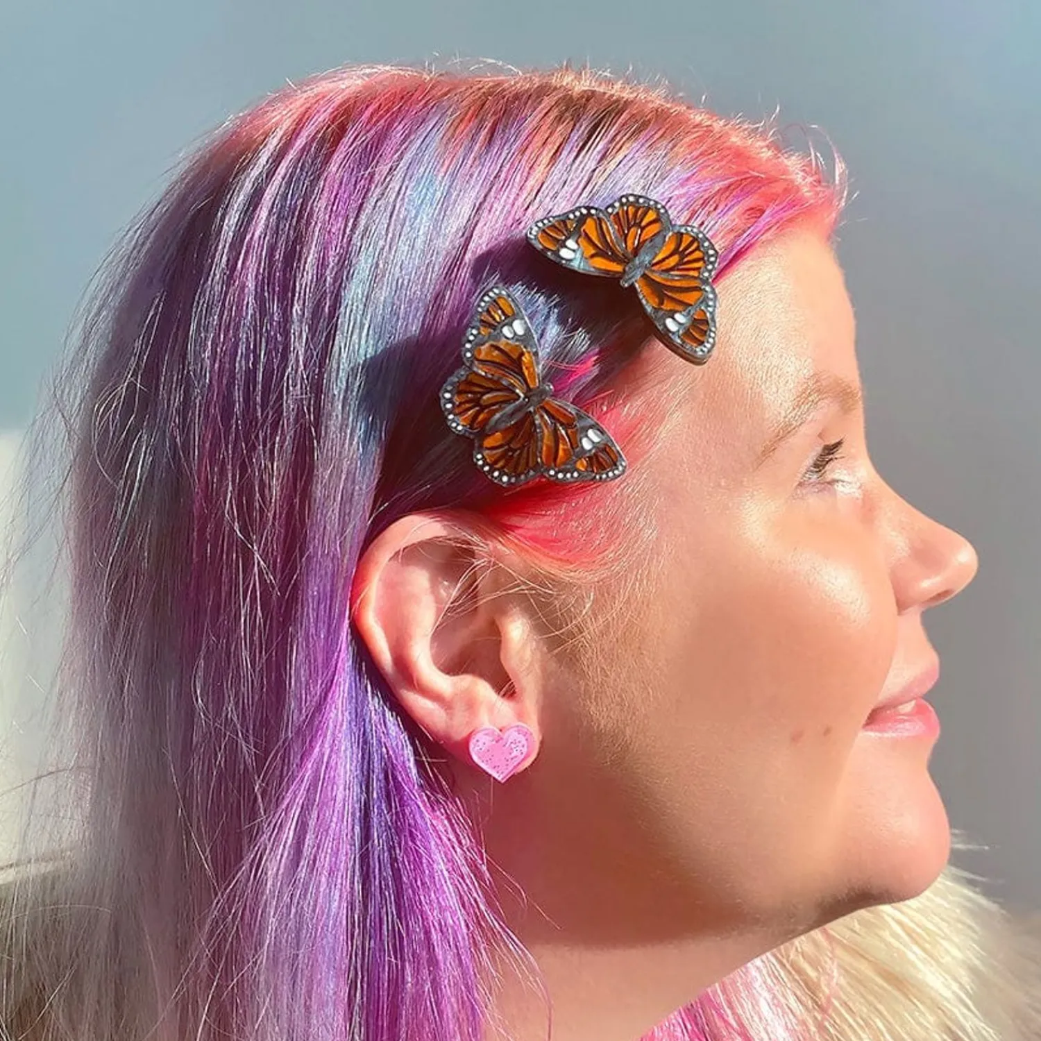 Prince Of Orange Hair Clips Set - 2 Piece^Erstwilder New