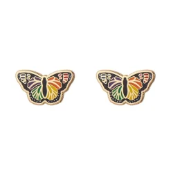 Prince Of Pride Butterfly Enamel Earrings^Erstwilder Best