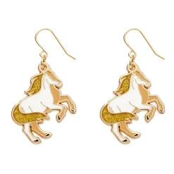 Princely Steed Enamel Drop Earrings^Erstwilder Discount