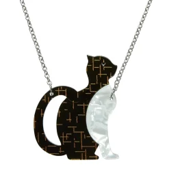 Purrfectly Content Cat Necklace^Erstwilder Discount