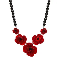Remembrance Poppy Necklace^Erstwilder Outlet