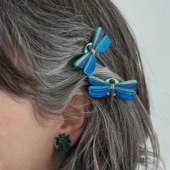 Sapphire Sky Dancer Hair Clips Set - 2 Piece^Erstwilder Discount