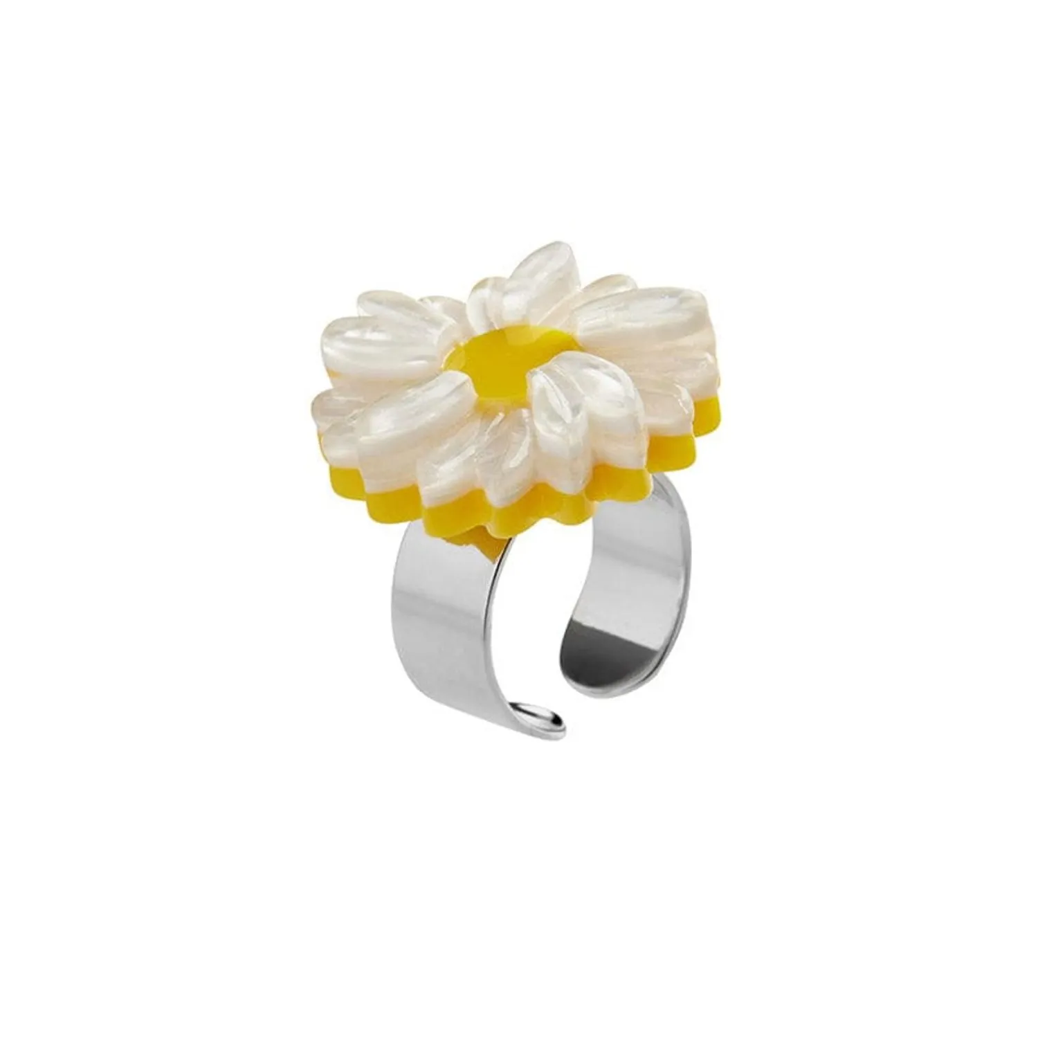 She Loves Me Daisy Statement Ring^Erstwilder Outlet