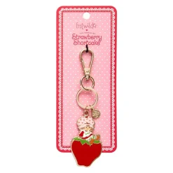 Sitting On A Strawberry Enamel Key Ring^Erstwilder Best