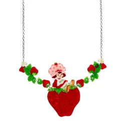 Sitting On A Strawberry Necklace^Erstwilder