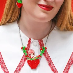 Sitting On A Strawberry Necklace^Erstwilder