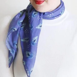 Slippin' Under Jellyfish Head Scarf^Erstwilder Outlet