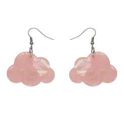 Solid Cloud Solid Glitter Resin Drop Earrings - Pink^Erstwilder Best