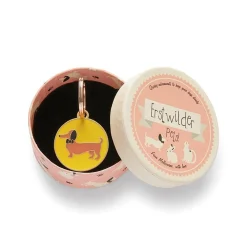 Spiffy The Sausage Dog Enamel Pet Charm^Erstwilder Online
