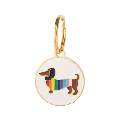 Spiffy The Supportive Dog Enamel Charm^Erstwilder Best