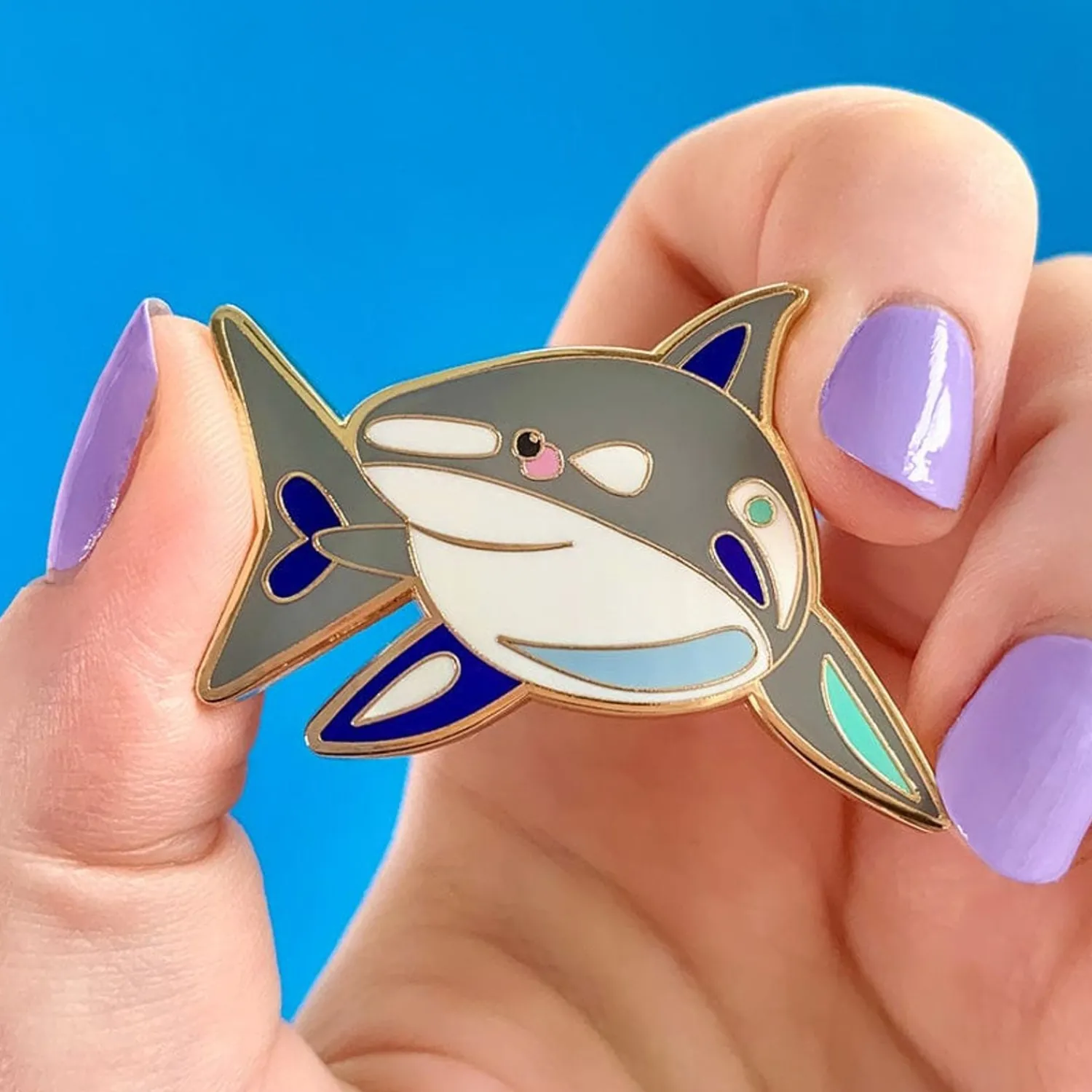 The Guileless Great White Shark Enamel Pin^Erstwilder Online