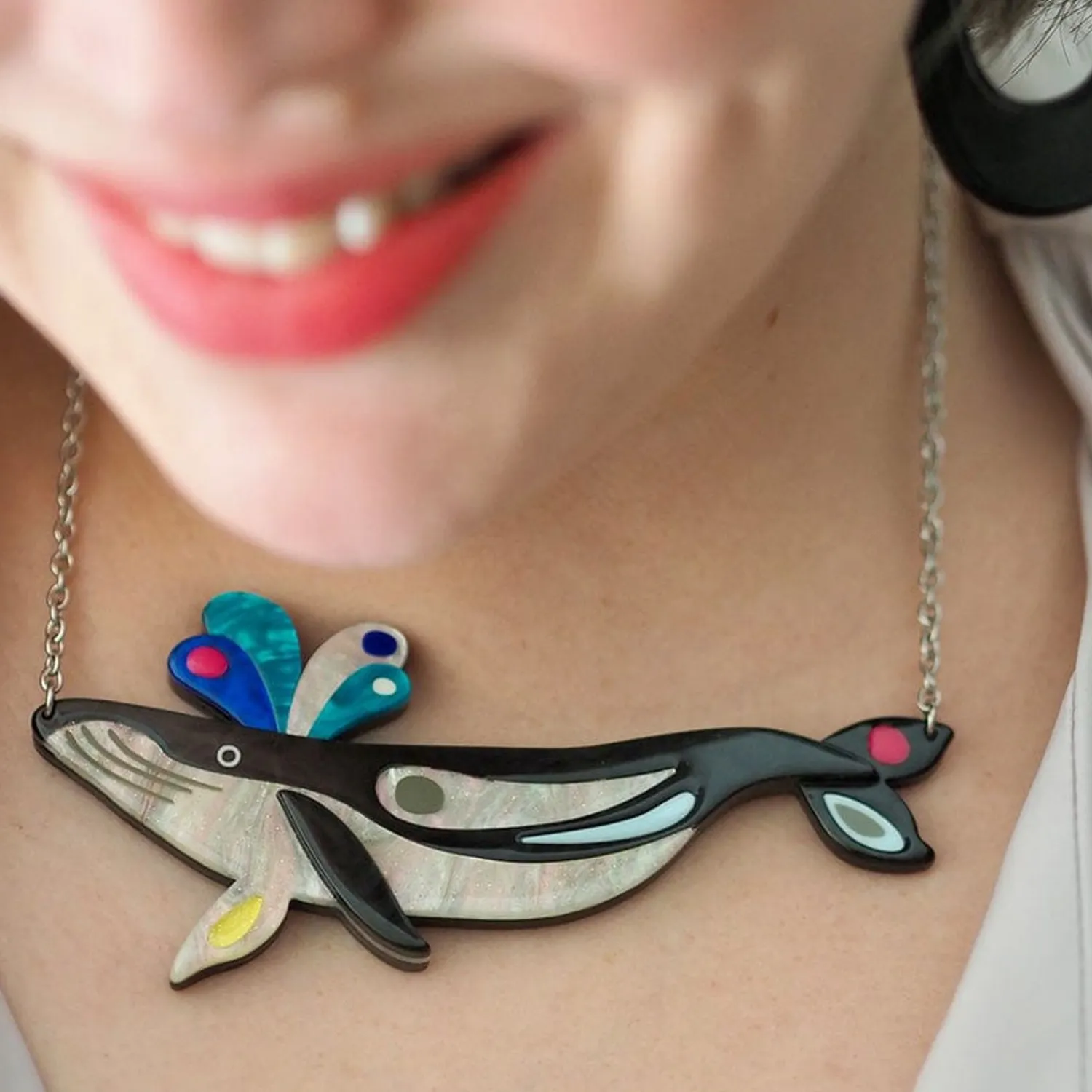 The Halcyon Humpback Whale Necklace^Erstwilder Clearance