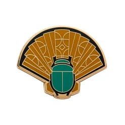 The Heart Of Egypt Scarab Enamel Pin^Erstwilder Discount