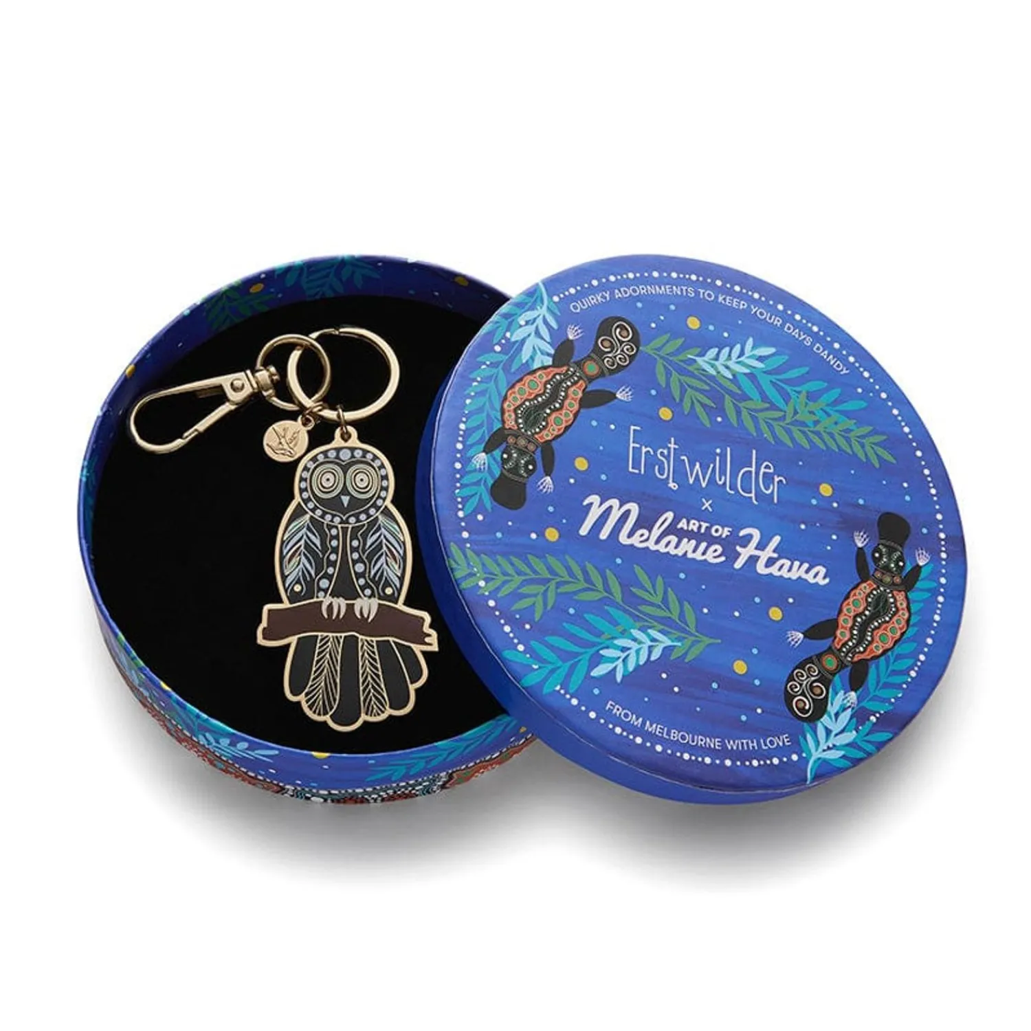 The Owl 'Gugu' Key Ring^Erstwilder Online