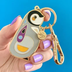 The Promising Penguin Enamel Key Ring^Erstwilder Sale