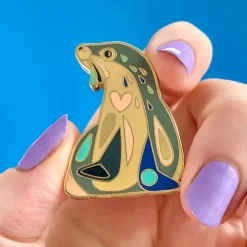 The Sage Sea Lion Enamel Pin^Erstwilder