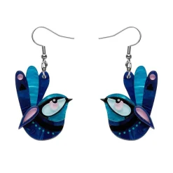 The Splendid Fairy Wren Earrings^Erstwilder Best