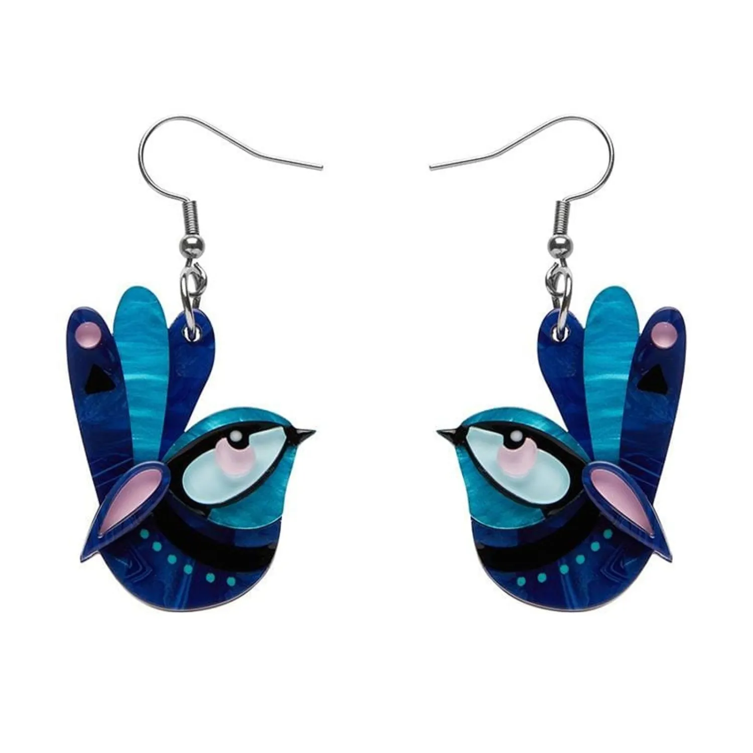 The Splendid Fairy Wren Earrings^Erstwilder Best
