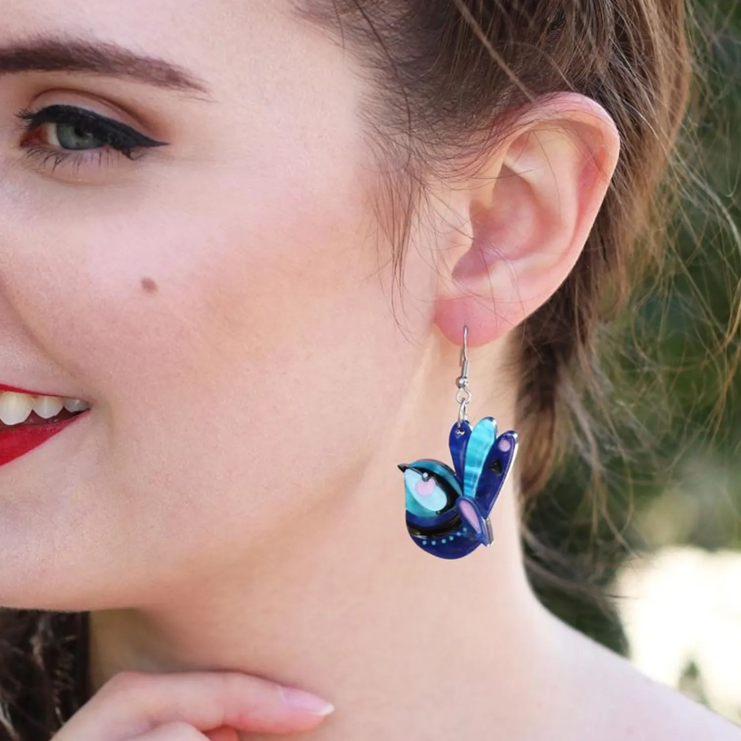 The Splendid Fairy Wren Earrings^Erstwilder Best