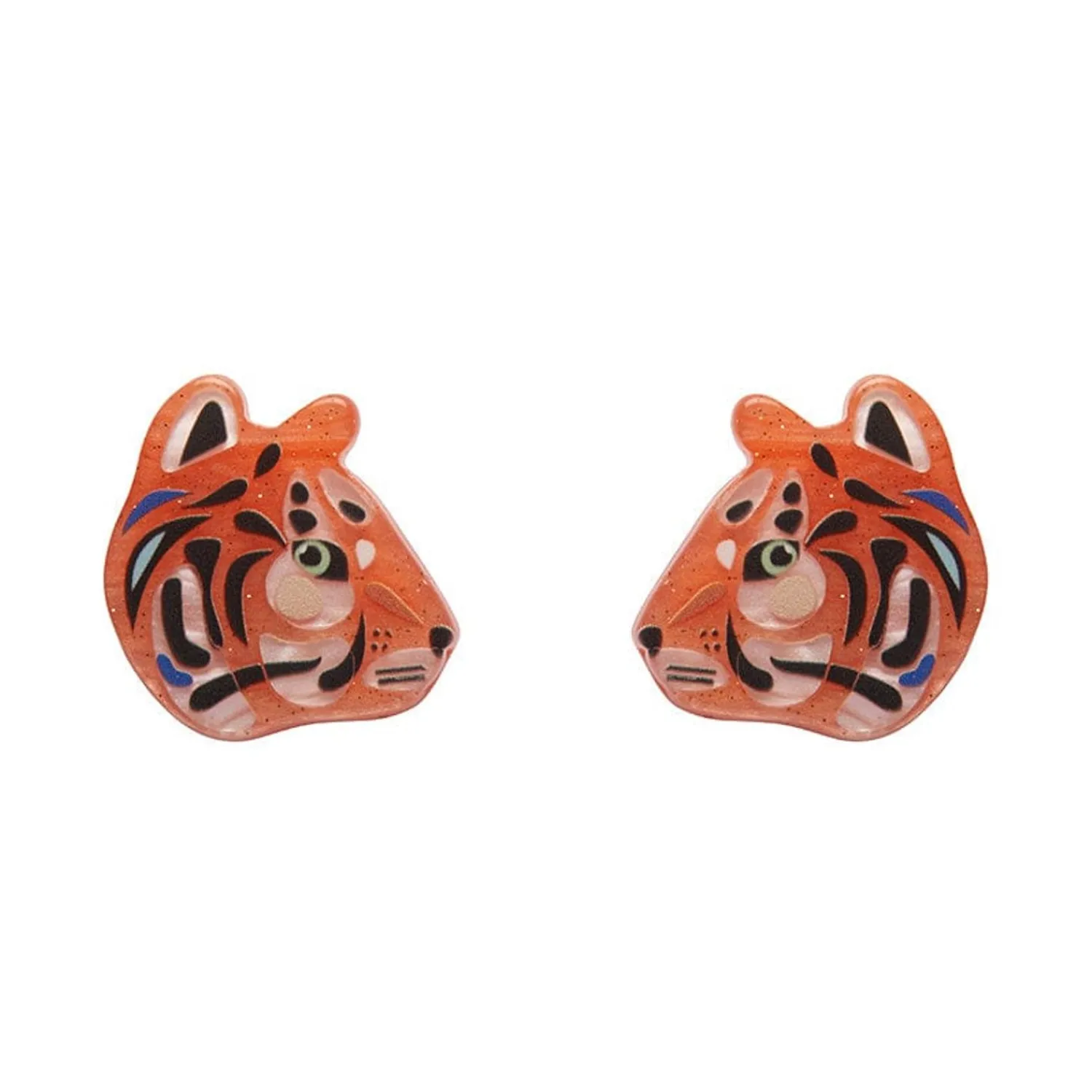 The Tranquil Tiger Earrings^Erstwilder New