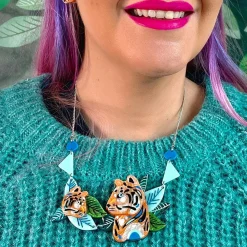 The Tranquil Tiger Necklace^Erstwilder Sale