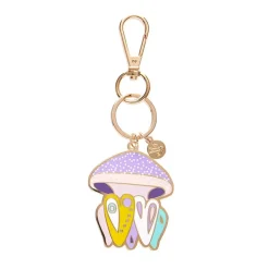 The Whimsical White Spotted Jellyfish Enamel Key Ring^Erstwilder