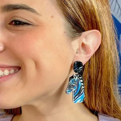 The Zealous Zebra Earrings^Erstwilder Best