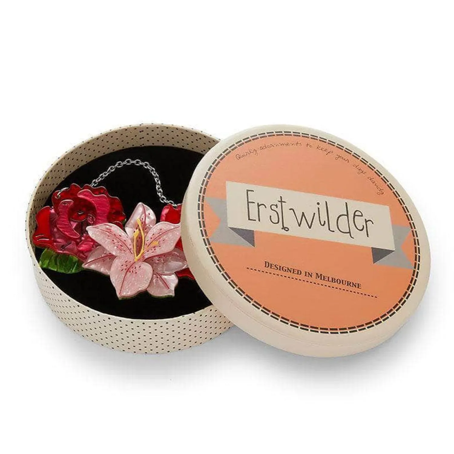 Tickled Pink Flower Necklace (Small)^Erstwilder Online