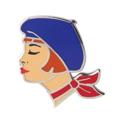 Tres Chic Enamel Pin - Blue^Erstwilder Online