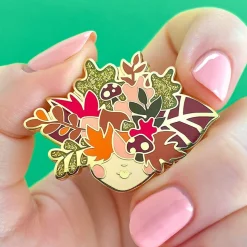 Turn A New Leaf Enamel Pin^Erstwilder Online