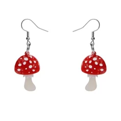 Twinning Toadstools Drop Earrings^Erstwilder Online