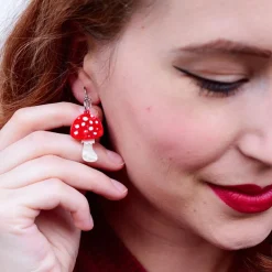 Twinning Toadstools Drop Earrings^Erstwilder Online