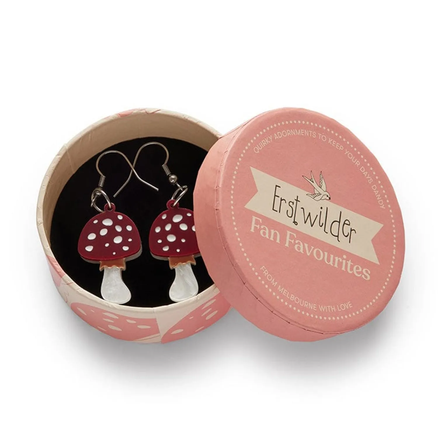 Twinning Toadstools Drop Earrings^Erstwilder Hot