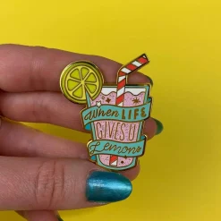 When Life Gives U Lemons Enamel Pin^Erstwilder Discount