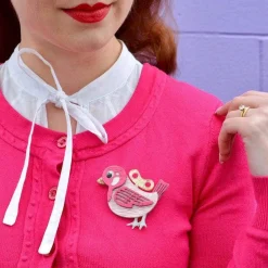 Wind-Up Whimsy Brooch^Erstwilder Sale