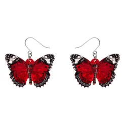 Wings Laced In Red Earrings^Erstwilder New