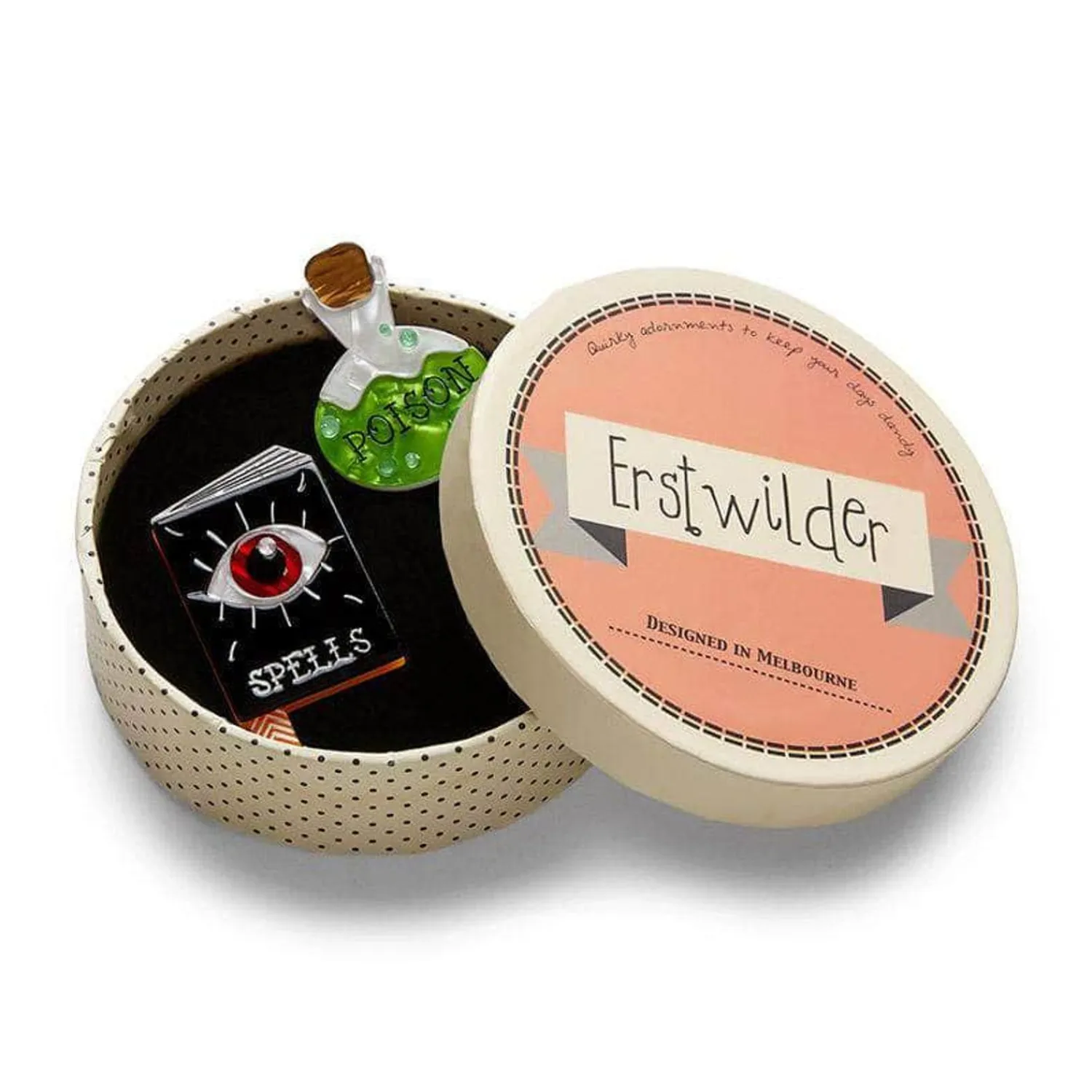 Witch'S Brew Brooch Set^Erstwilder Best