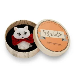 Wrapped Up In Love Kitten Brooch^Erstwilder Clearance