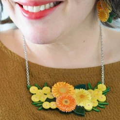 Yellow Efflorescence Necklace^Erstwilder Discount