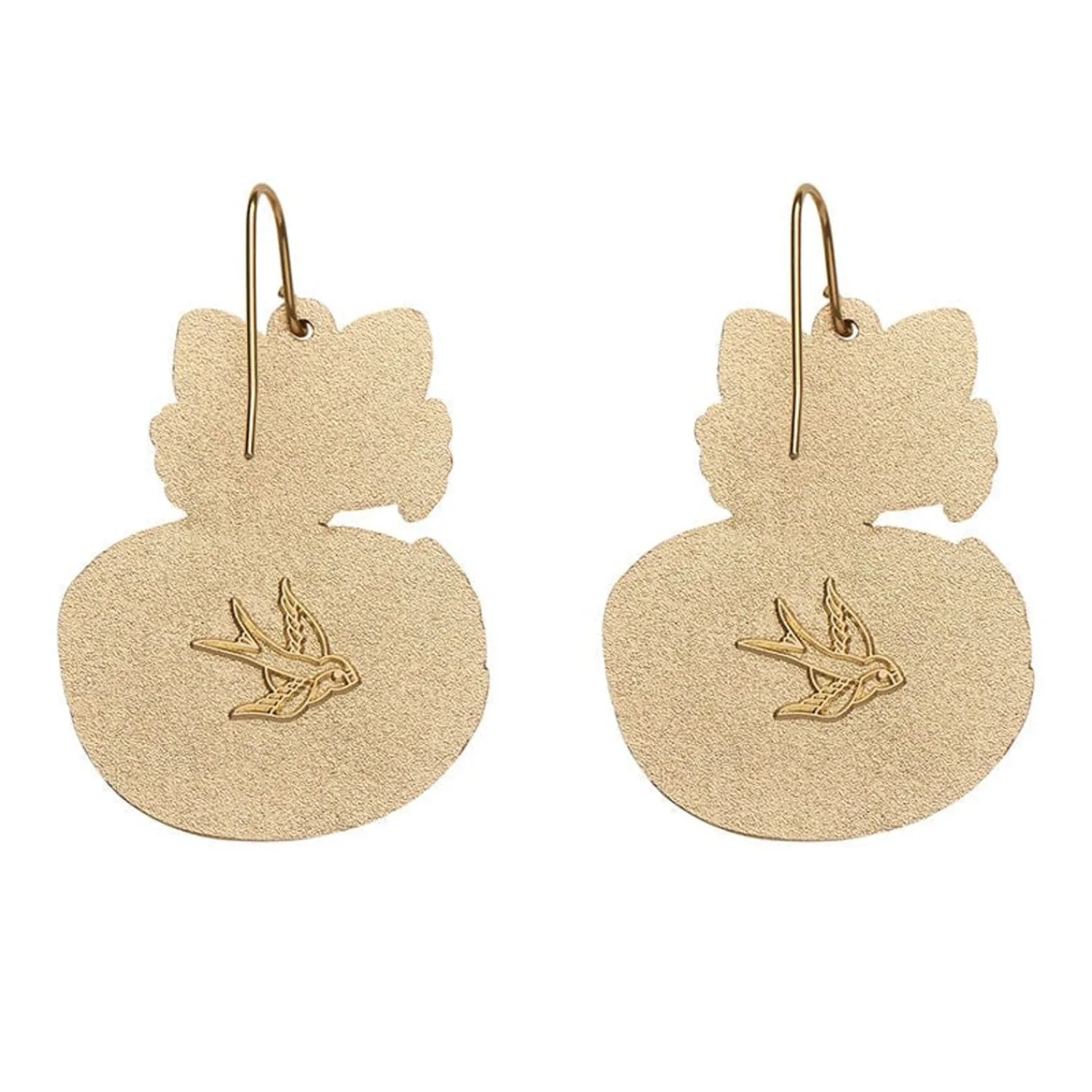 You'Re In"Fox"Icating Enamel Drop Earrings^Erstwilder