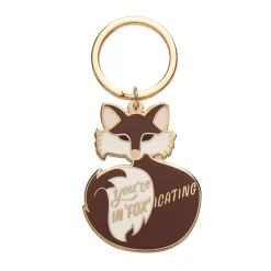 You'Re In"Fox"Icating Enamel Key Charm^Erstwilder New