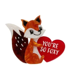 You'Re So Foxy Brooch^Erstwilder Clearance