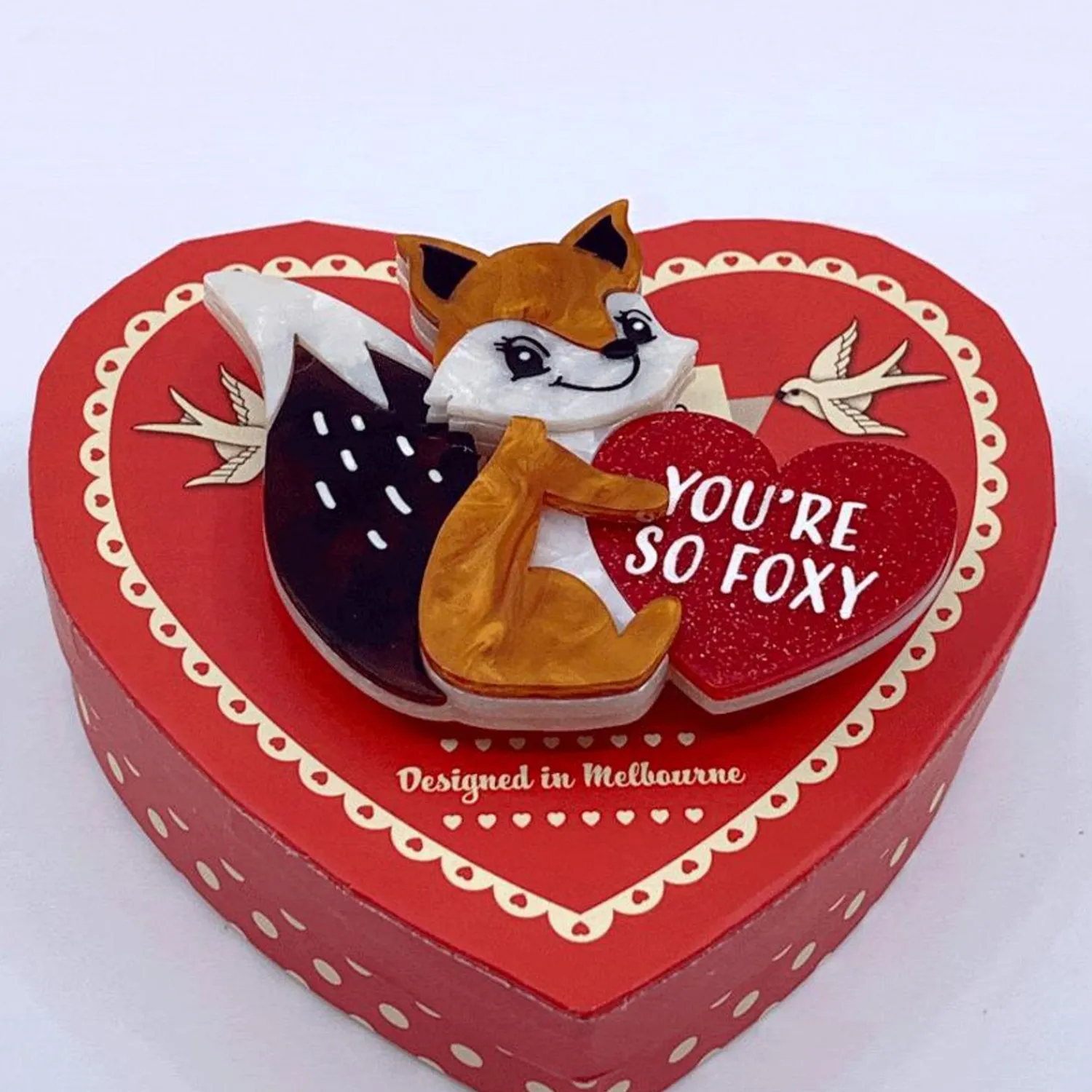 You'Re So Foxy Brooch^Erstwilder Clearance