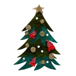 Yuletide Timber Brooch^Erstwilder Hot