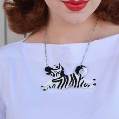 Zebra Crossing Necklace^Erstwilder Best
