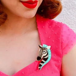 Zelda The Zany Zebra Brooch^Erstwilder Discount