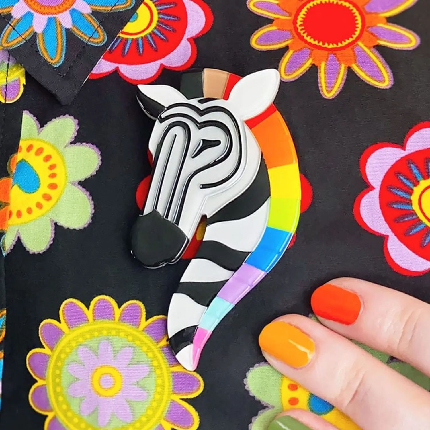 Zelda The Zestful Zebra Brooch^Erstwilder Clearance