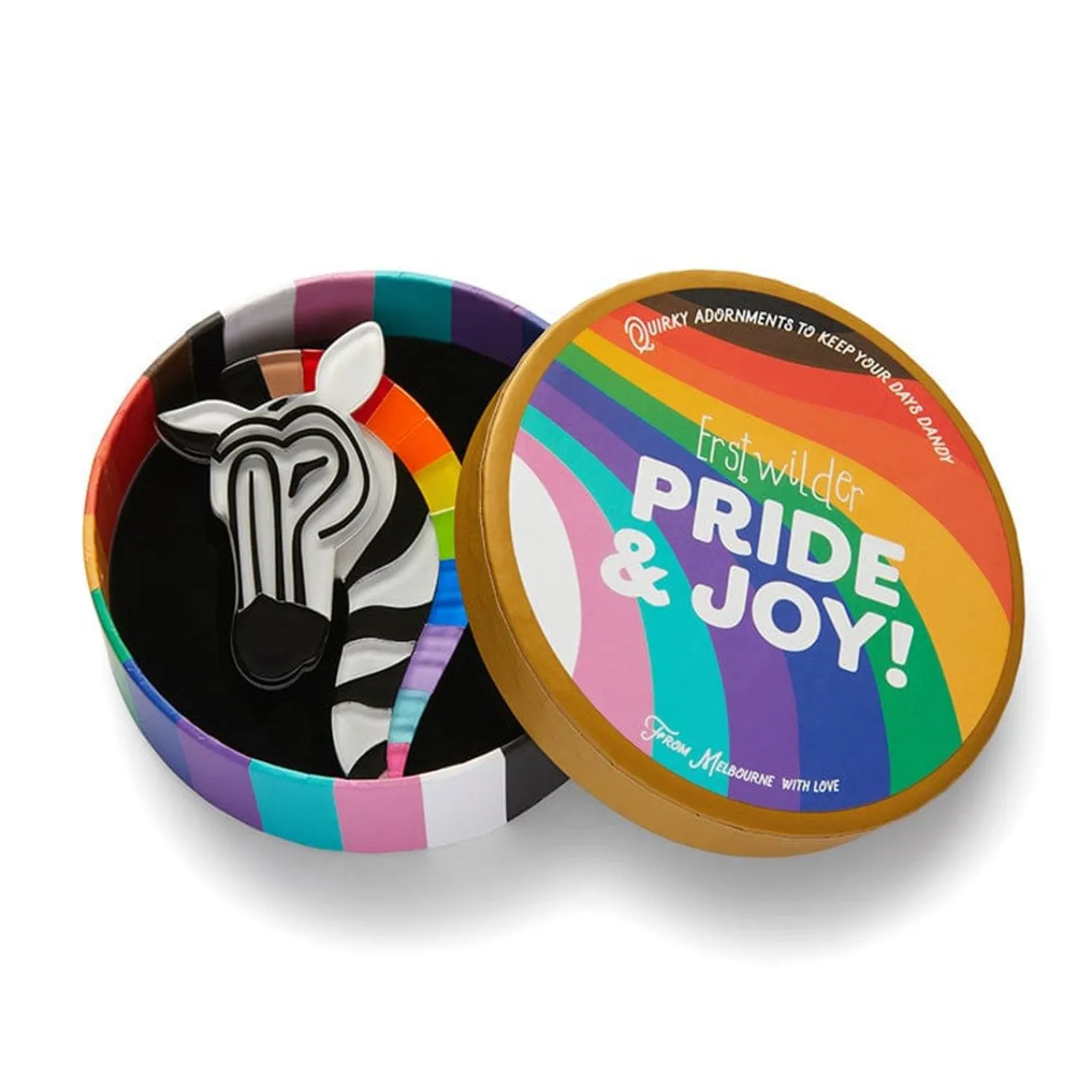 Zelda The Zestful Zebra Brooch^Erstwilder Clearance