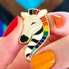 Zelda The Zestful Zebra Enamel Pin^Erstwilder Clearance
